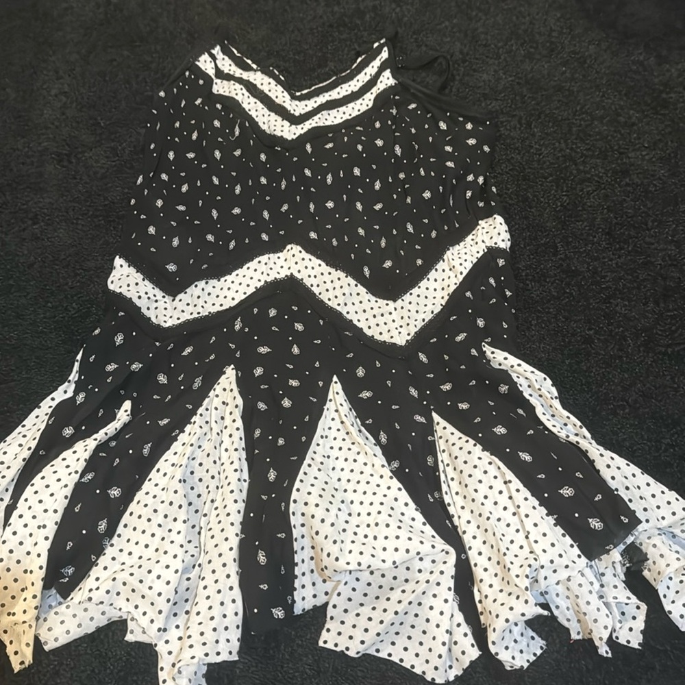 Free People Lace Polka Dot/Pattern Dress